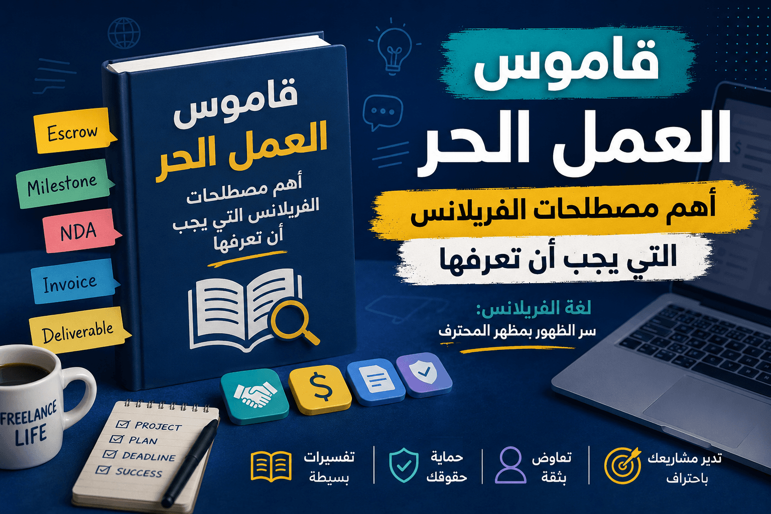 قاموس العمل الحر: أهم مصطلحات الفريلانس التي يجب أن تعرفها