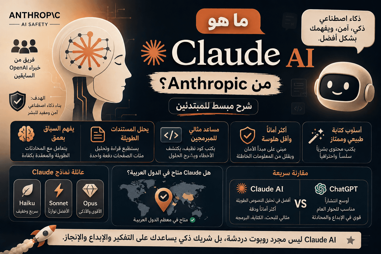 ما هو Claude AI من Anthropic؟ شرح مبسط للمبتدئين
