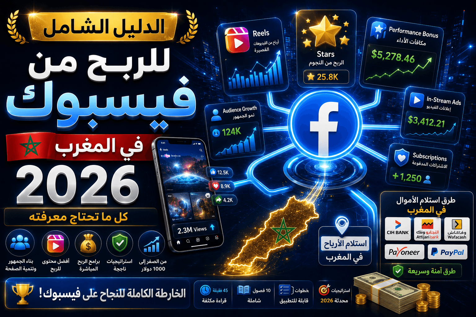 الدليل الشامل للربح من فيسبوك في المغرب 2026: كل ما تحتاج معرفته